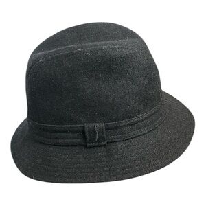 London Fog Vintage Fedora Wool Blend Black Hat Men’s size M